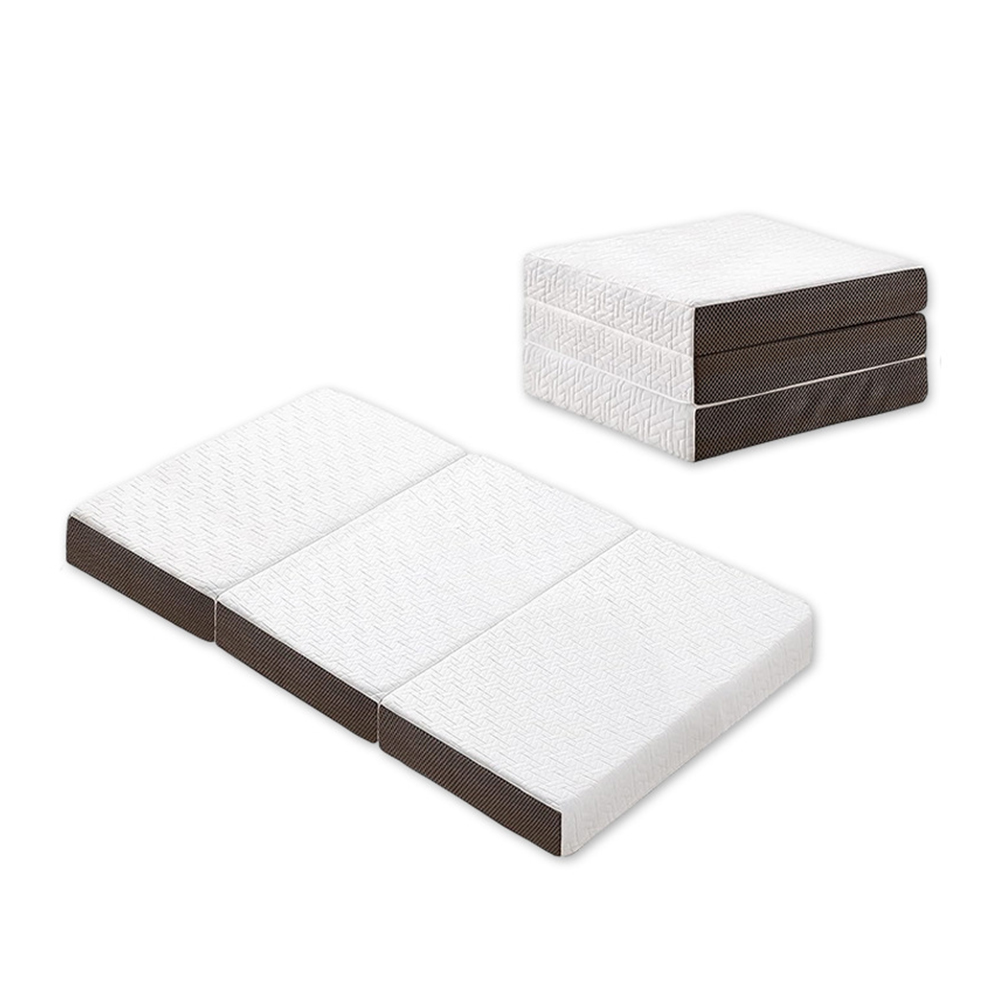 Drievoudig opvouwbare matras met traagschuimgel